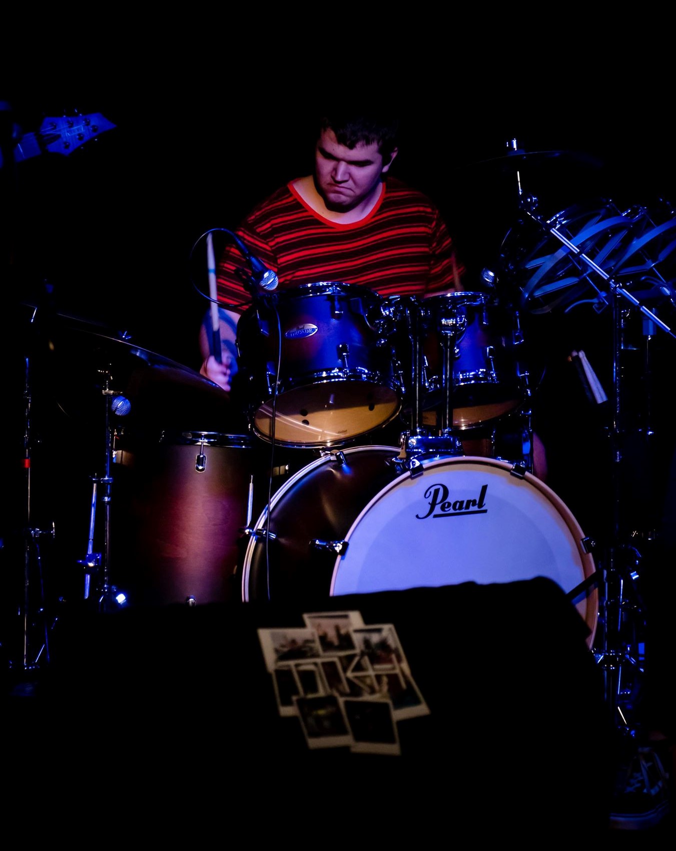 Braedon playing drums